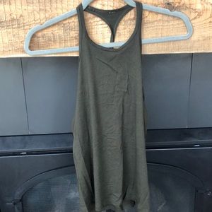 Cotton muscle tank top